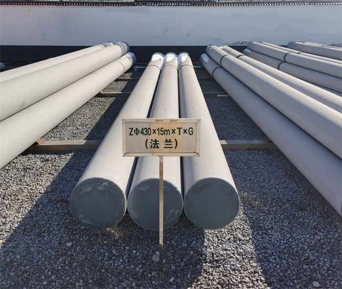 濉溪430×15米×T×G砼电力电杆